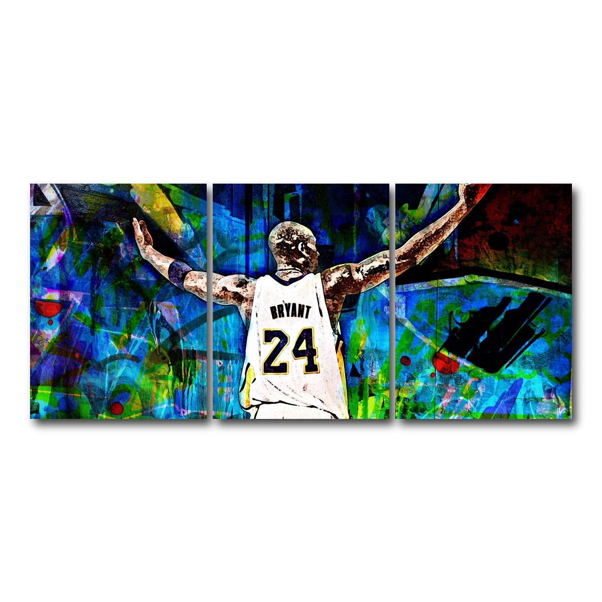AUTO-MOCKUP WHITE | Black Mamba | 3 Piece | Gallery Wrap Canvas | group=18x24