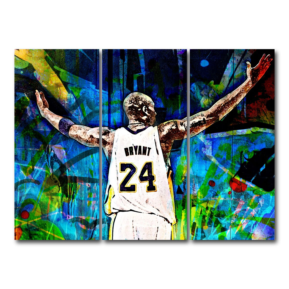 AUTO-MOCKUP WHITE | Black Mamba | 3 Piece | Gallery Wrap Canvas | group=8x18