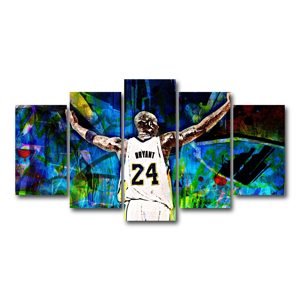 AUTO-MOCKUP WHITE | Black Mamba | 5 Piece | Gallery Wrap Canvas | group=5_normal