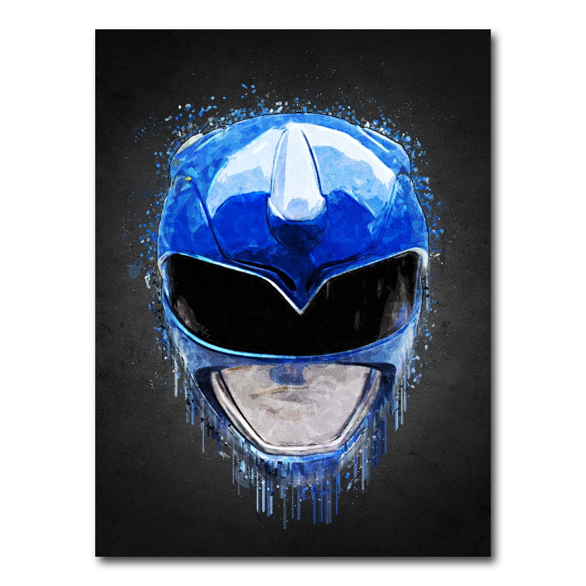 AUTO-MOCKUP WHITE | Blue Ranger Portrait | 1 Piece | Gallery Wrap Canvas | group=3x4
