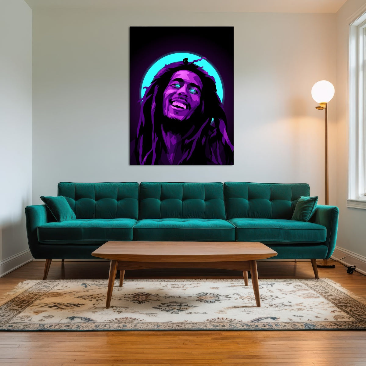 AUTO-MOCKUP ROOM | Bob Marley Halo