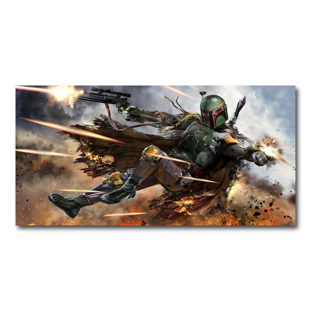 AUTO-MOCKUP WHITE | Boba Fett | 1 Piece | Gallery Wrap Canvas | group=2x1