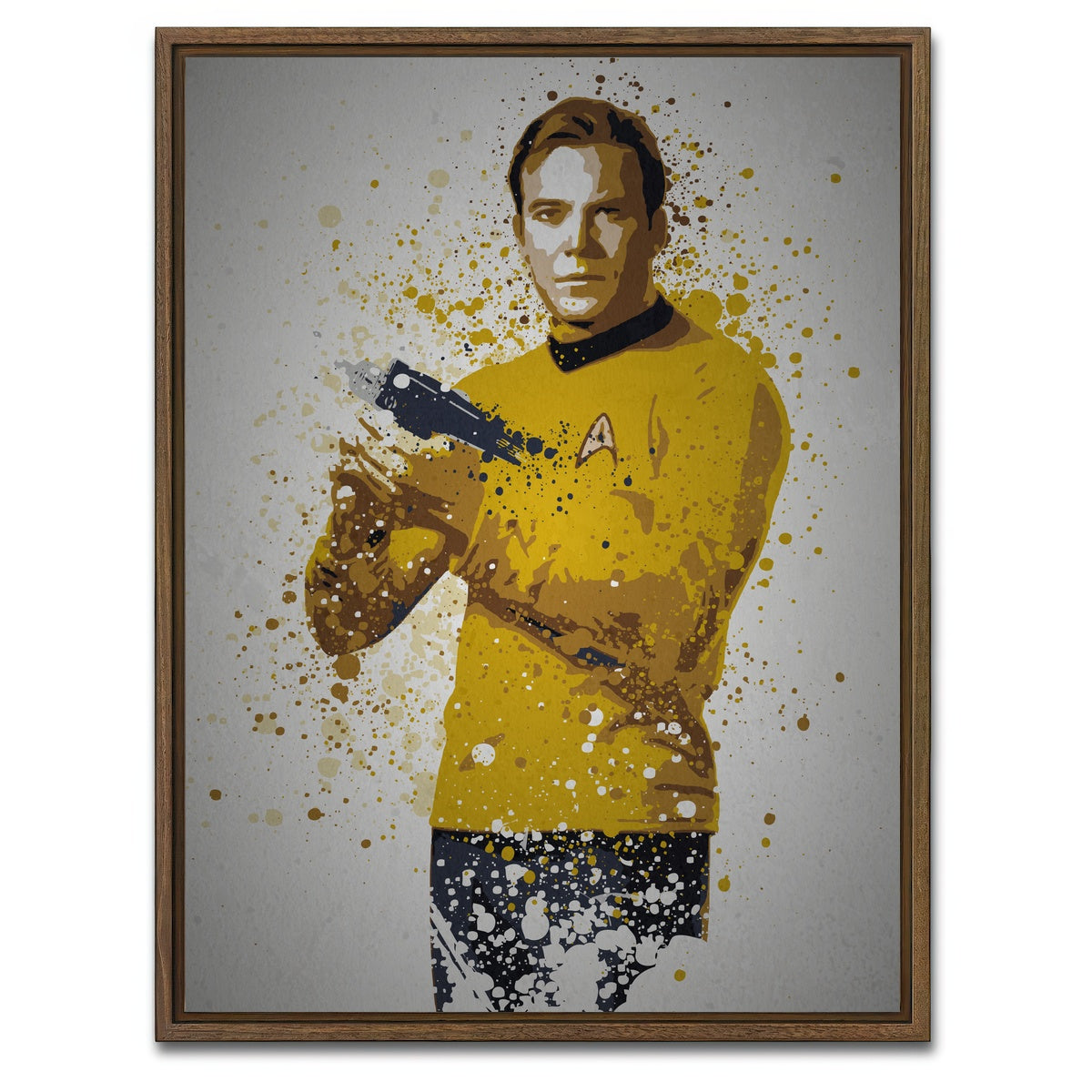 AUTO-MOCKUP WHITE | Boldly Go | 1 Piece | Walnut Framed Canvas | group=3x4