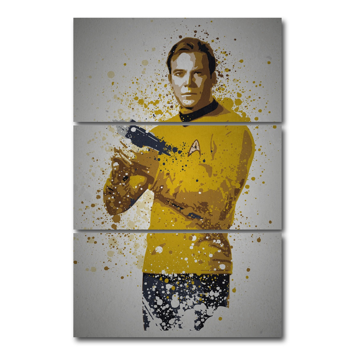 AUTO-MOCKUP WHITE | Boldly Go | 3 Piece | Gallery Wrap Canvas | group=12x24_stacked