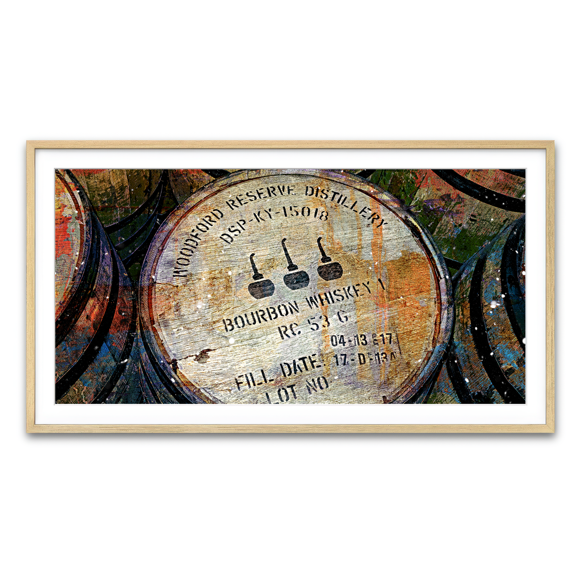 Framed Print 2x1 Natural