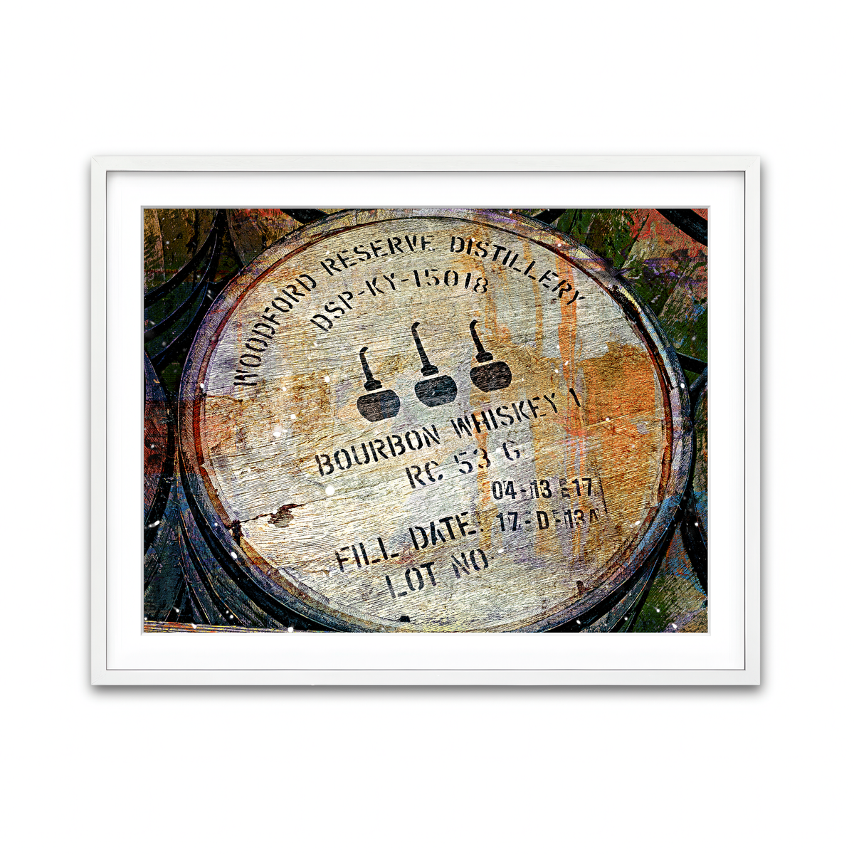 Framed Print 4x3 White