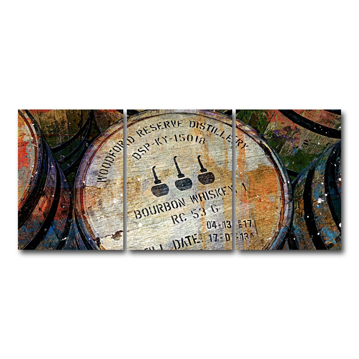 AUTO-MOCKUP WHITE | Bourbon Barrel | 3 Piece | Gallery Wrap Canvas | group=18x24