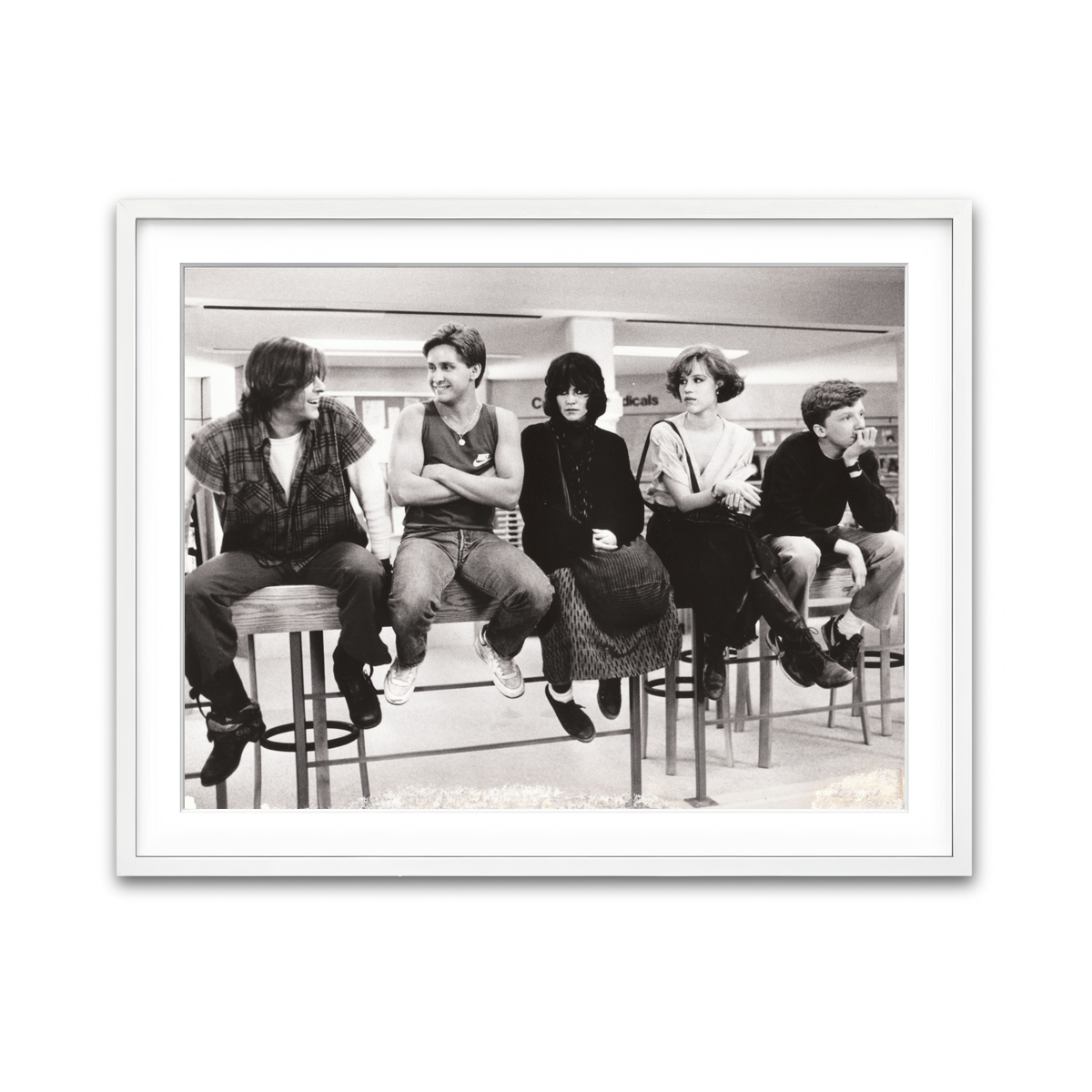 Framed Print 4x3 White