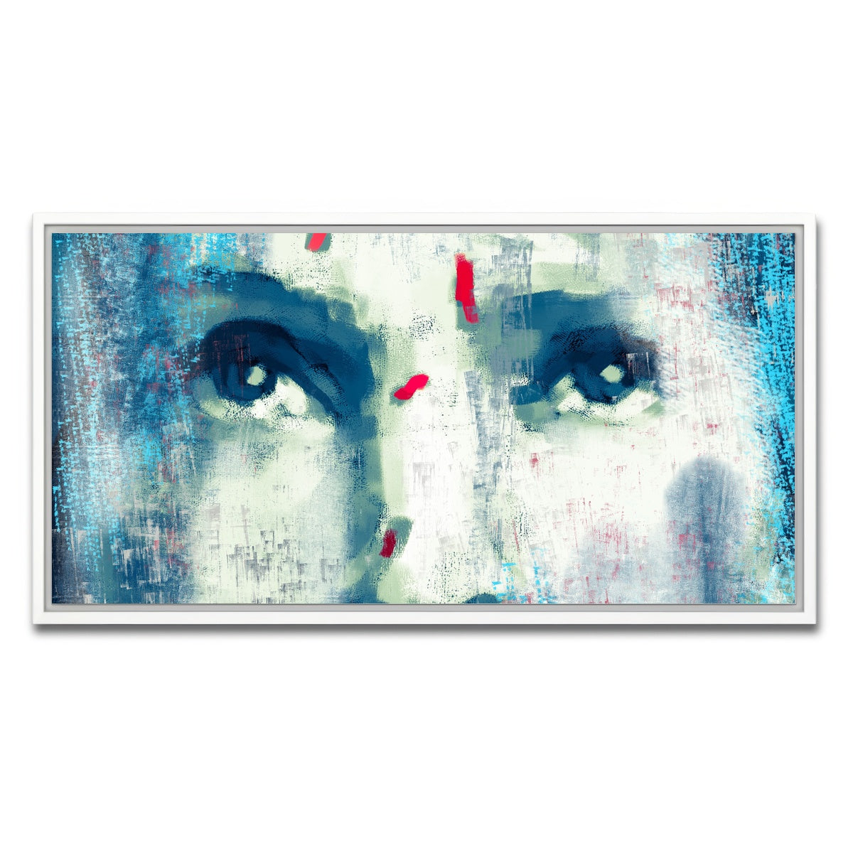 AUTO-MOCKUP WHITE | Brides Eyes | 1 Piece | White Framed Canvas | group=2x1