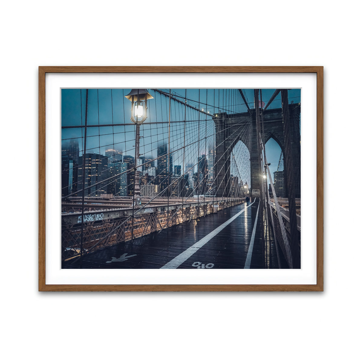 Framed Print 4x3 Walnut