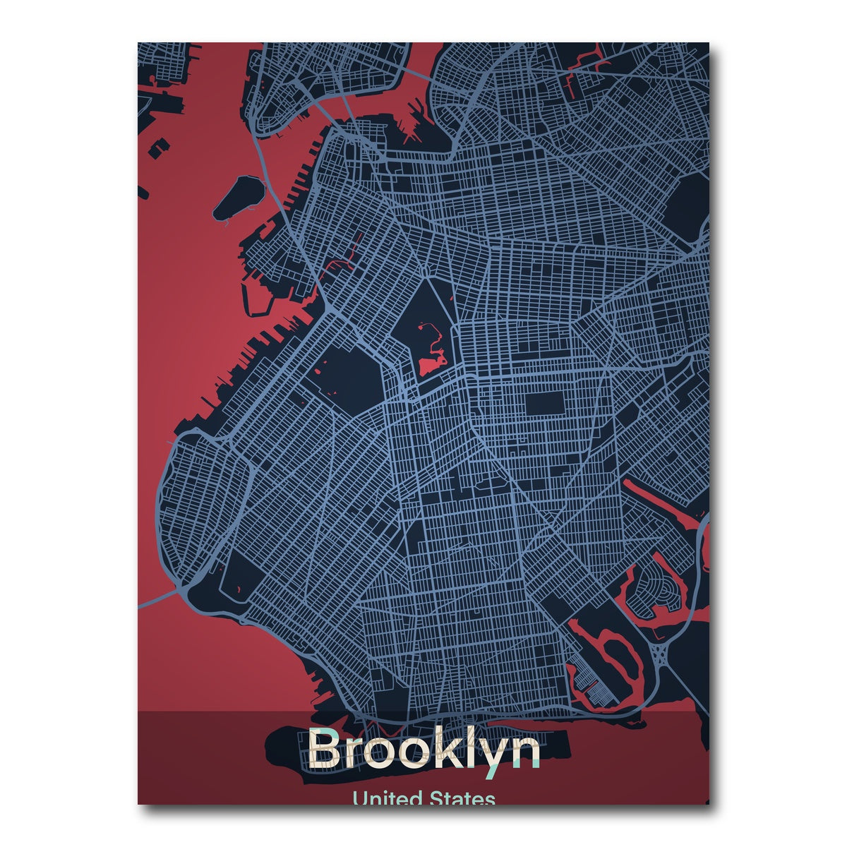 AUTO-MOCKUP WHITE | Brooklyn | 1 Piece | Gallery Wrap Canvas | group=3x4