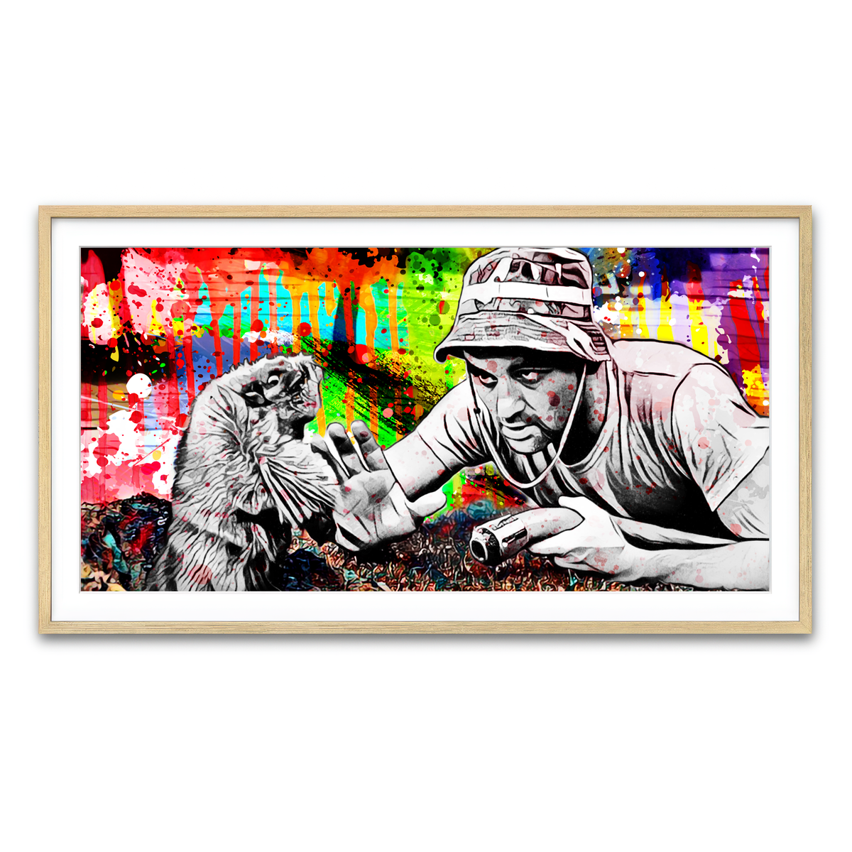 Framed Print 2x1 Natural