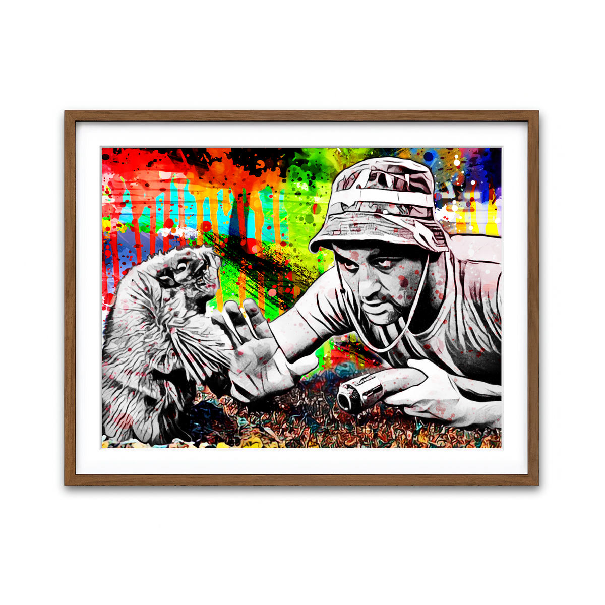 Framed Print 4x3 Walnut