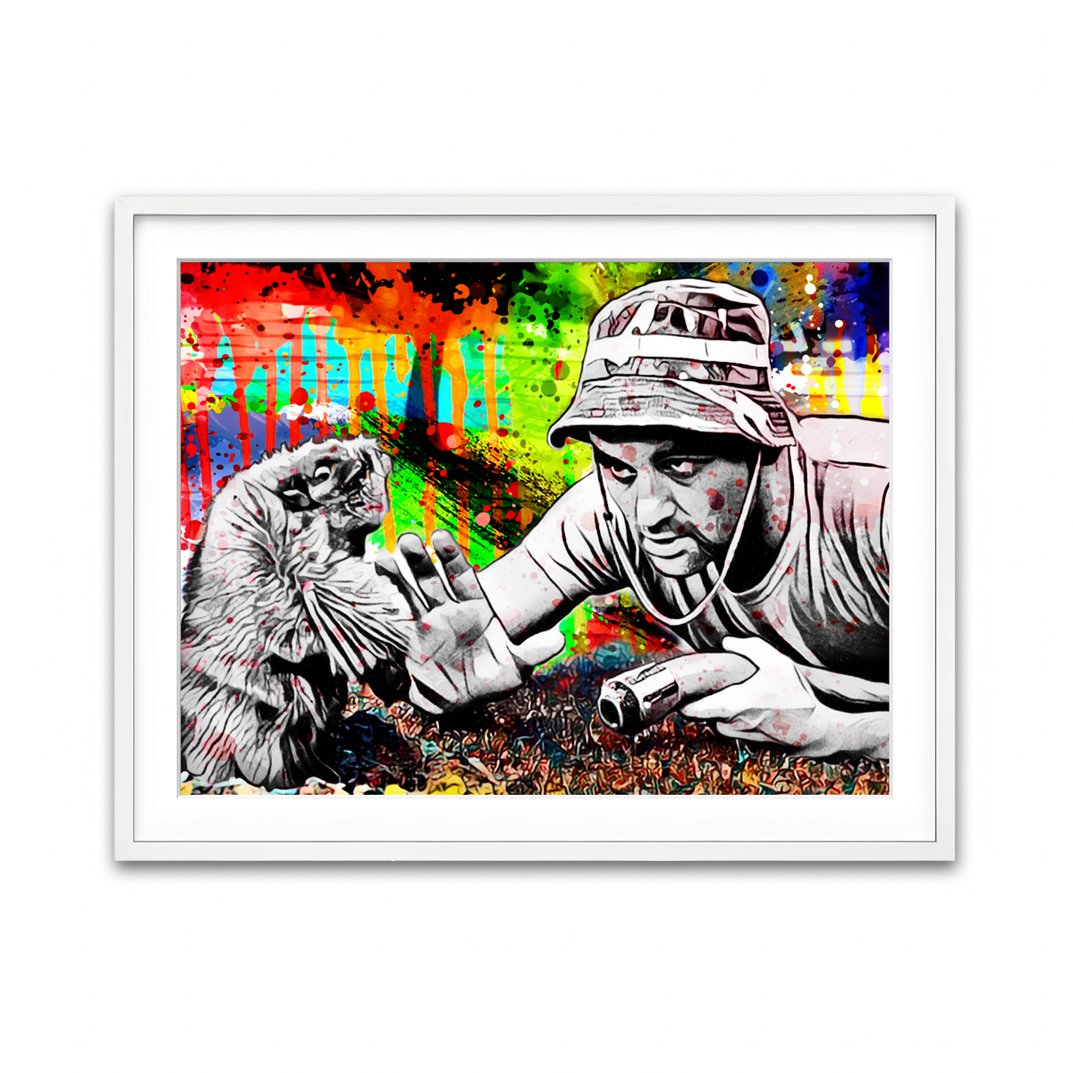 Framed Print 4x3 White