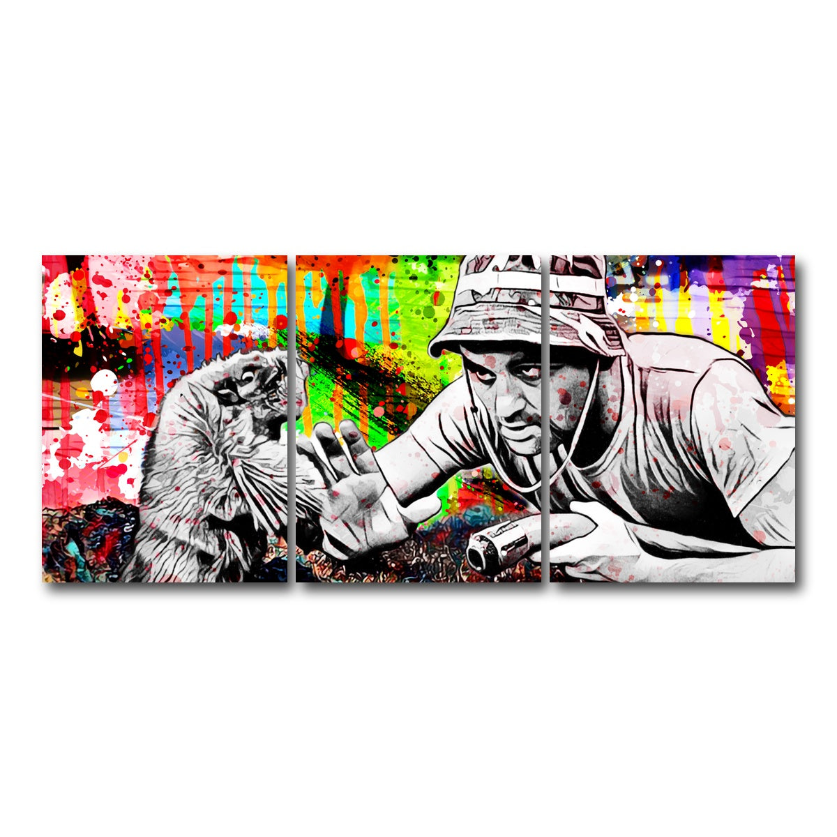 AUTO-MOCKUP WHITE | Caddyshack | 3 Piece | Gallery Wrap Canvas | group=18x24