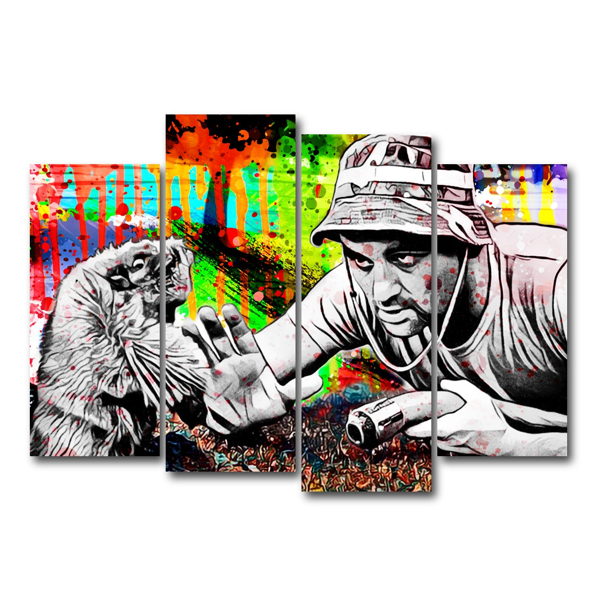 AUTO-MOCKUP WHITE | Caddyshack | 4 Piece | Gallery Wrap Canvas | group=4_normal