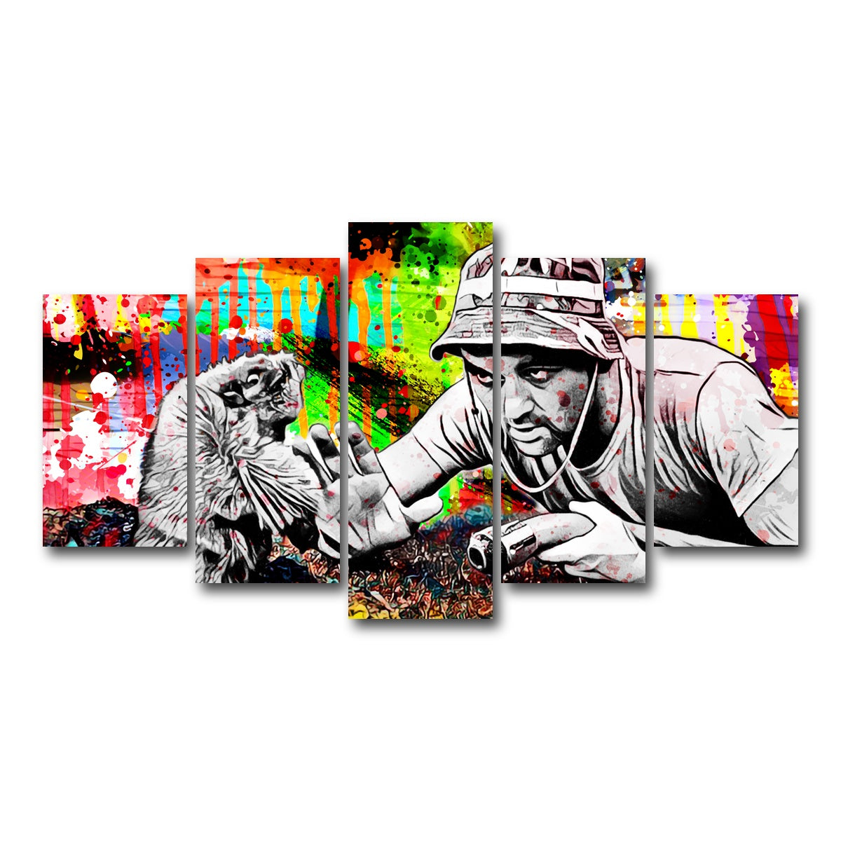 AUTO-MOCKUP WHITE | Caddyshack | 5 Piece | Gallery Wrap Canvas | group=5_normal