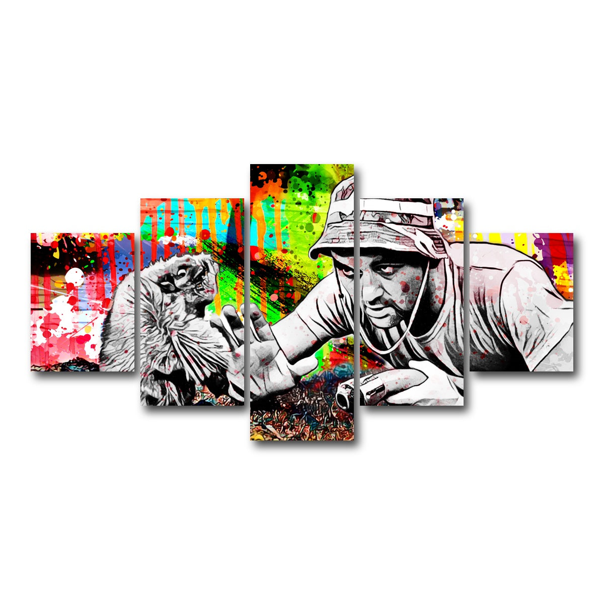 AUTO-MOCKUP WHITE | Caddyshack | 5 Piece | Gallery Wrap Canvas | group=5_short