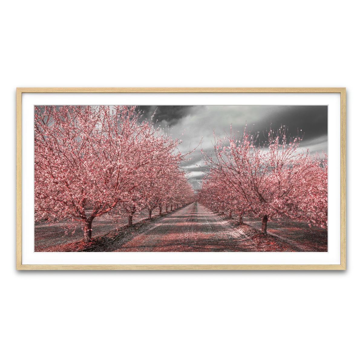 Framed Print 2x1 Natural