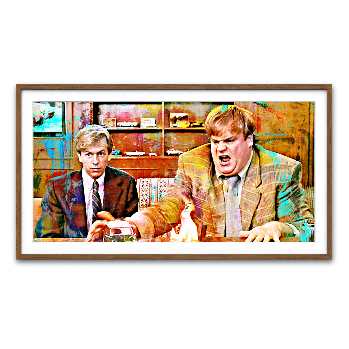 Framed Print 2x1 Walnut