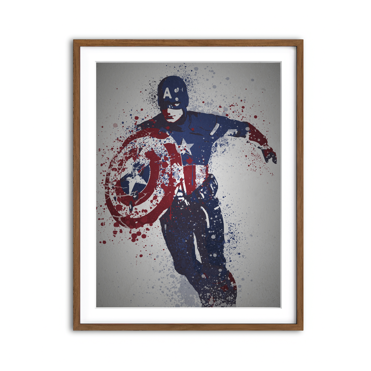 Framed Print 3x4 Walnut