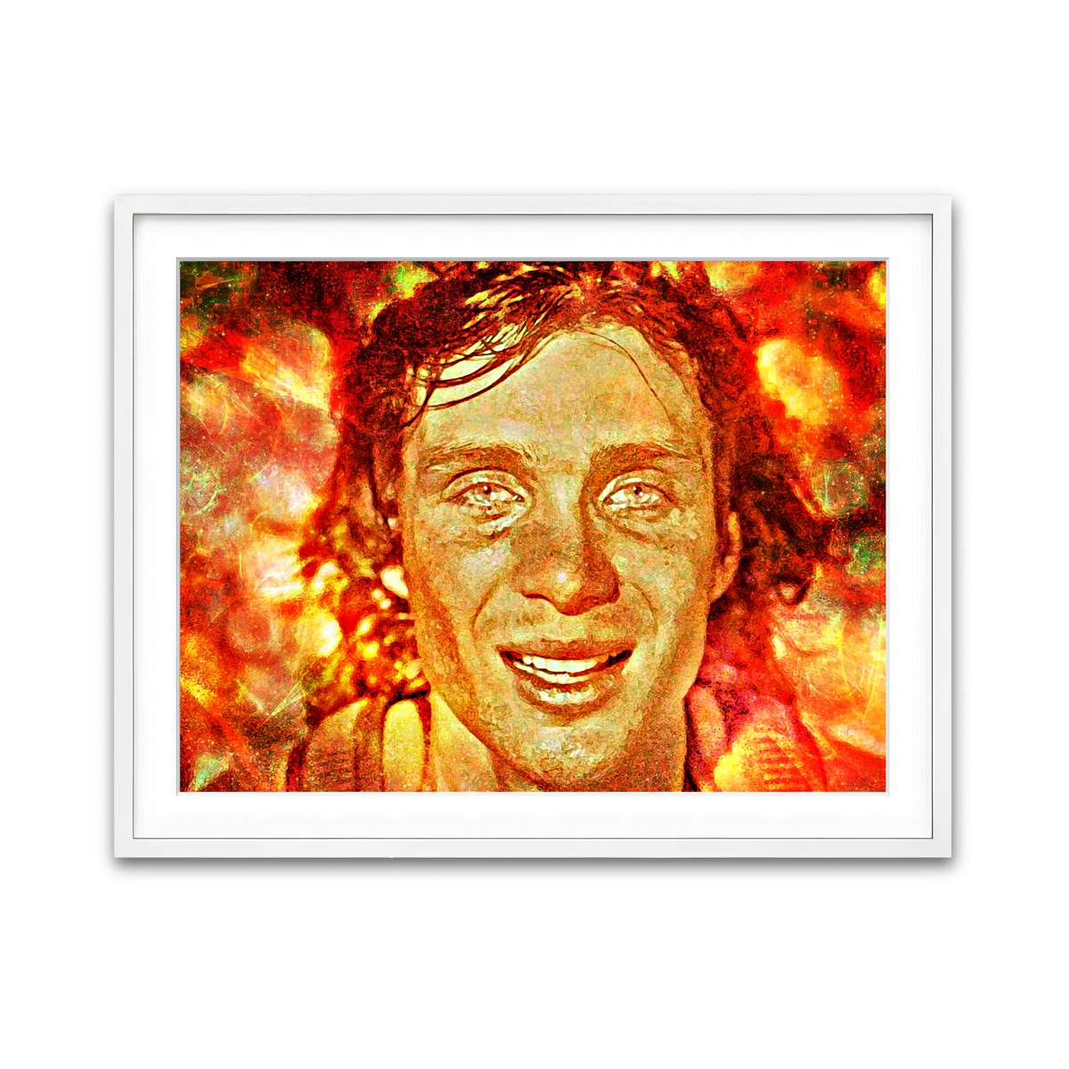 Framed Print 4x3 White