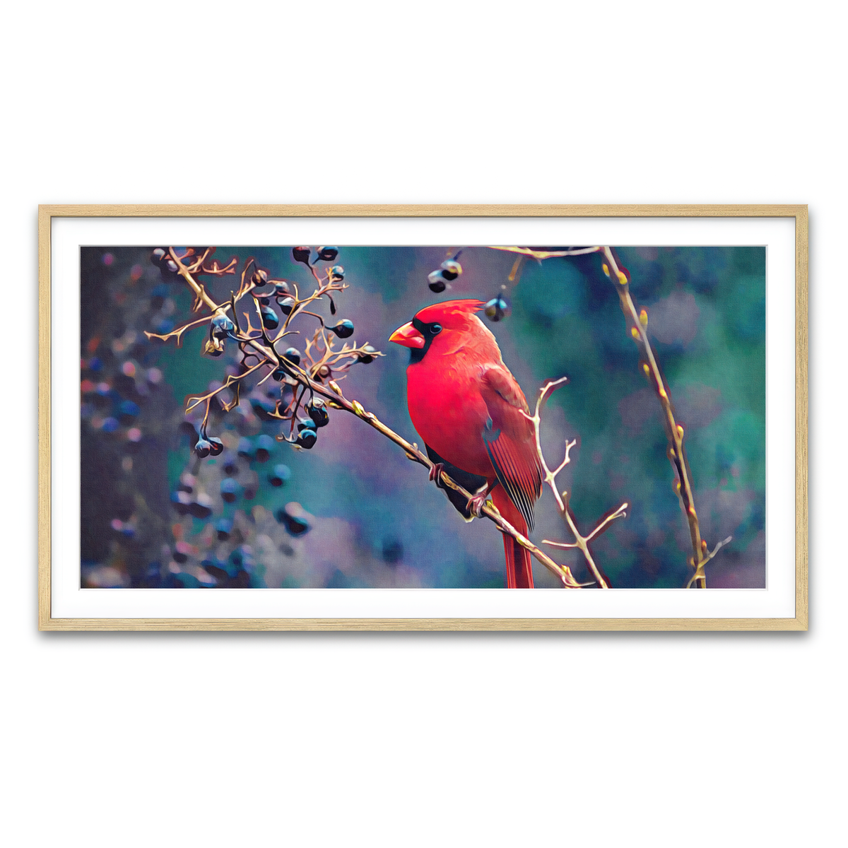 Framed Print 2x1 Natural