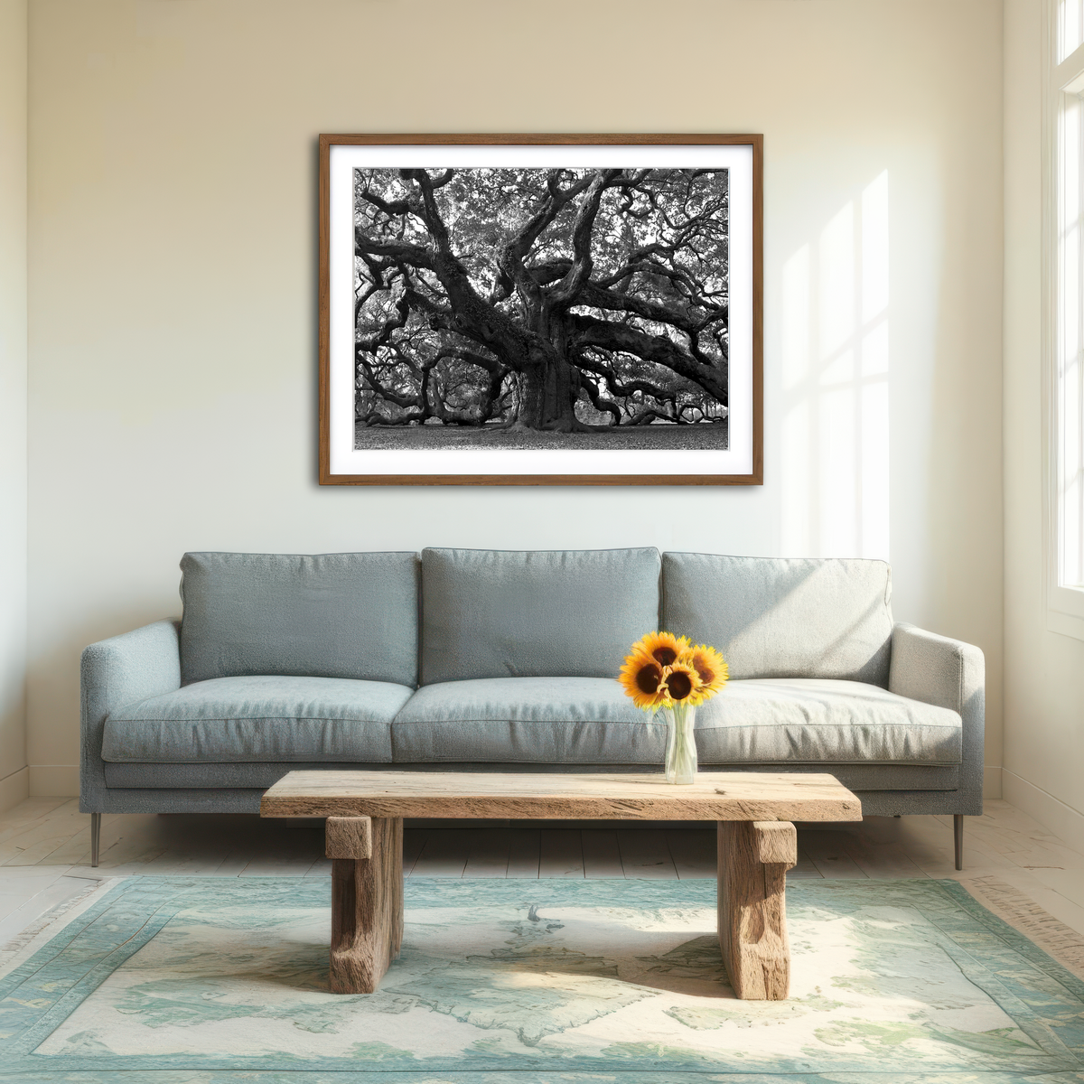 AUTO-MOCKUP ROOM | Charleston Angel Oak Grayscale