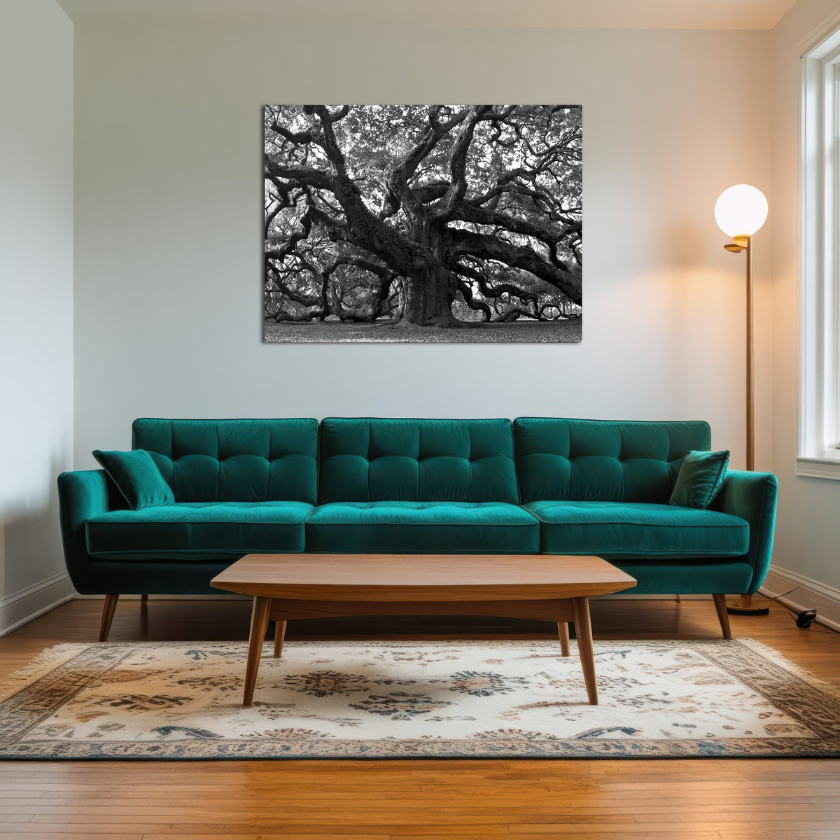 AUTO-MOCKUP ROOM | Charleston angel oak grayscale
