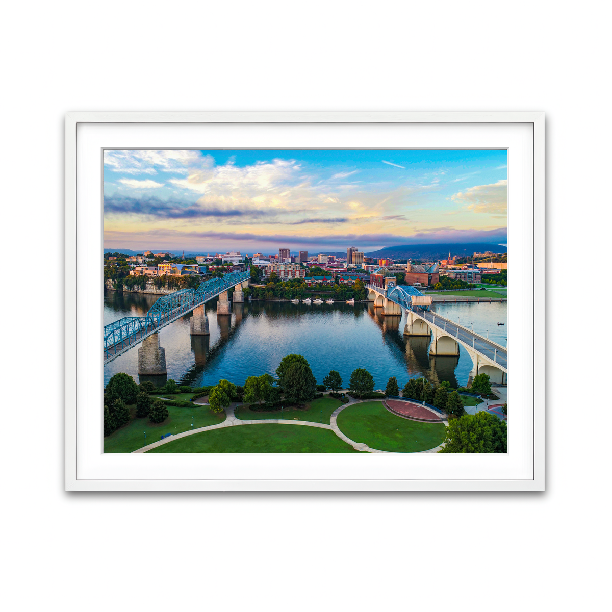 Framed Print 4x3 White