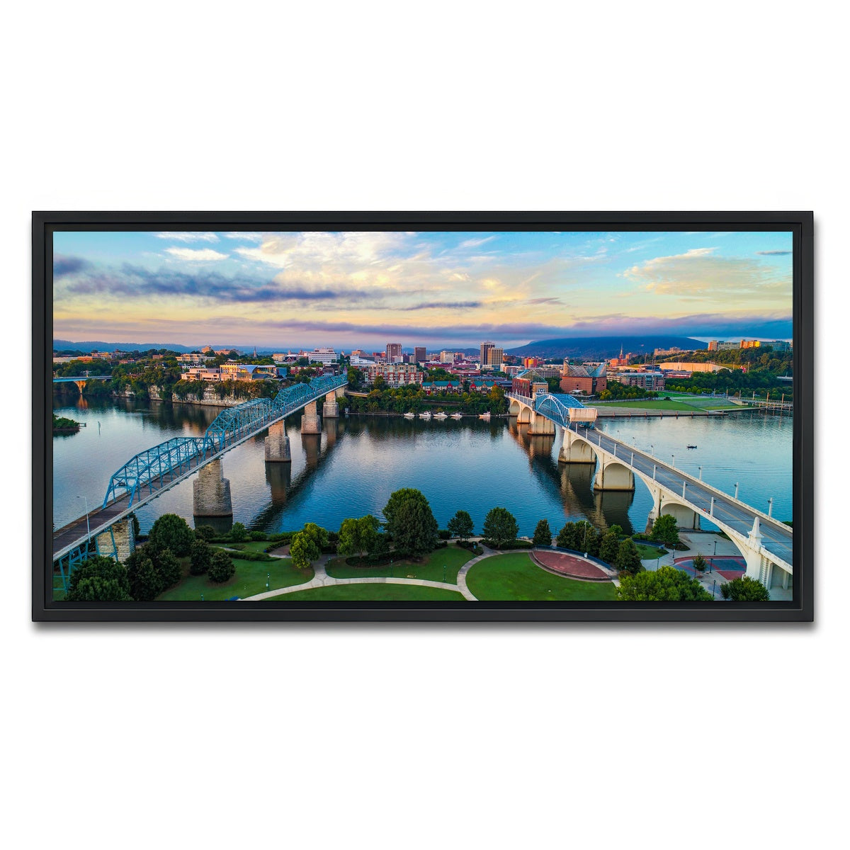 AUTO-MOCKUP WHITE | Chattanooga | 1 Piece | Black Framed Canvas | group=2x1