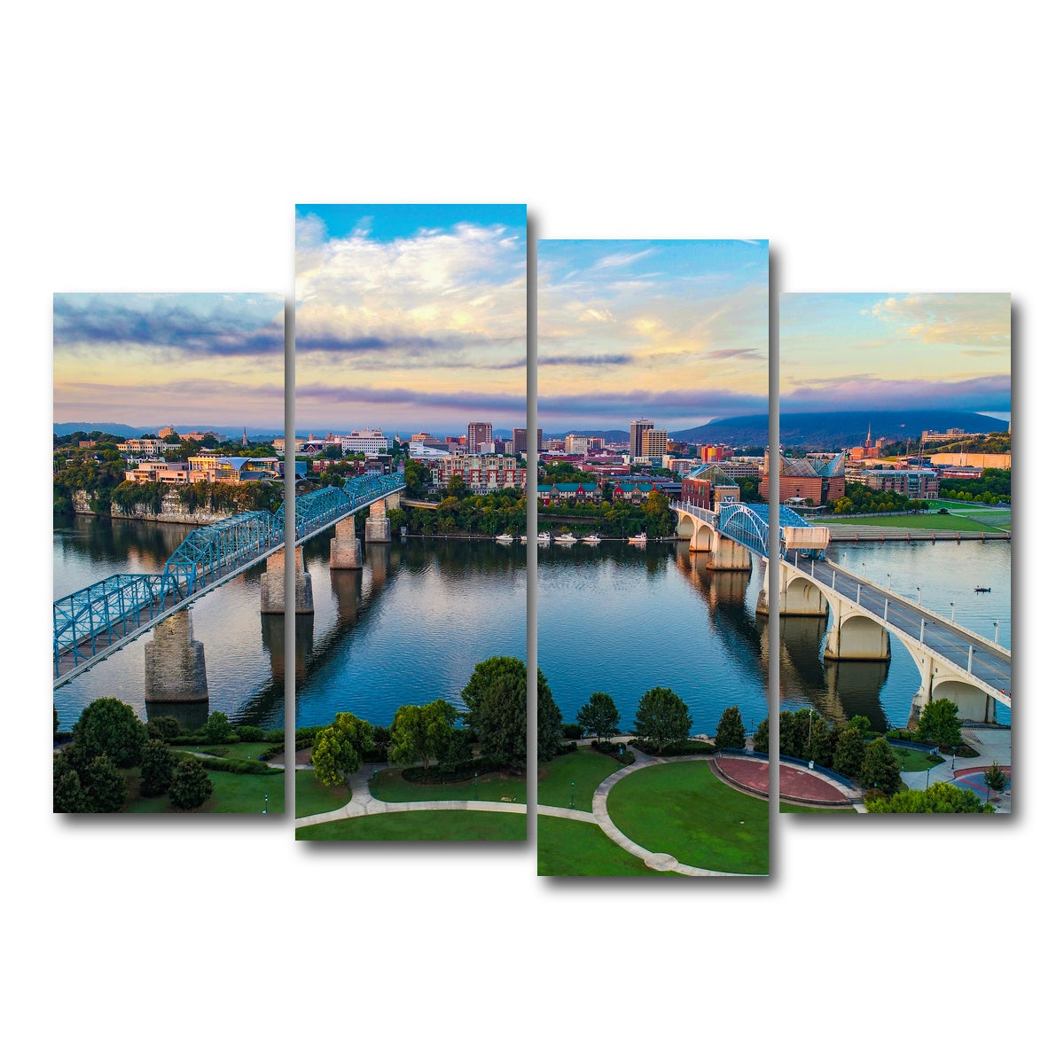 AUTO-MOCKUP WHITE | Chattanooga | 4 Piece | Gallery Wrap Canvas | group=4_normal