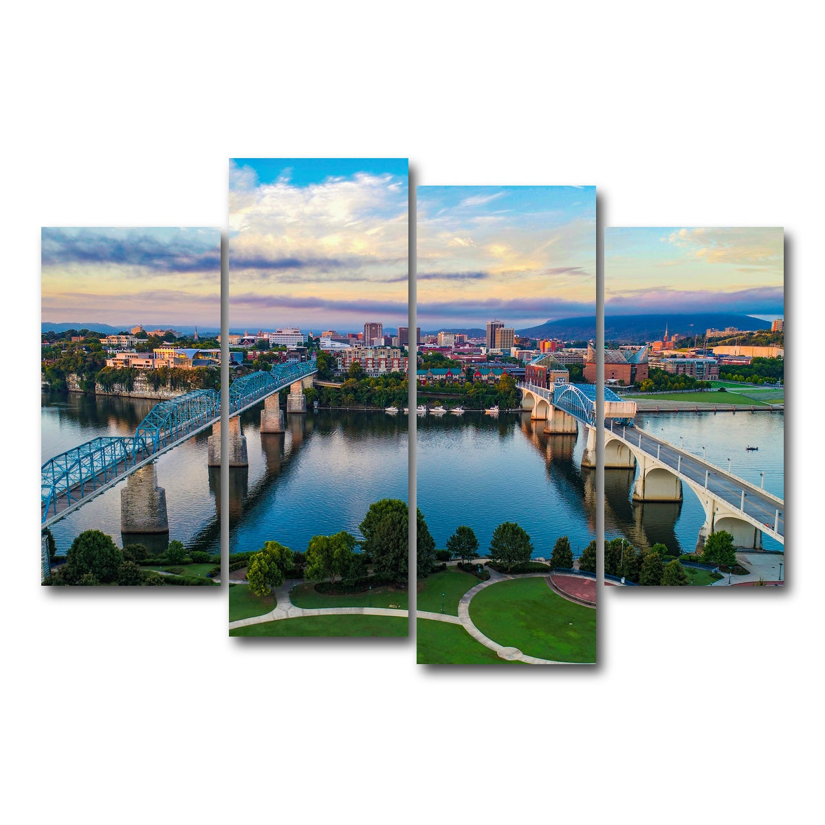 AUTO-MOCKUP WHITE | Chattanooga | 4 Piece | Gallery Wrap Canvas | group=4_short