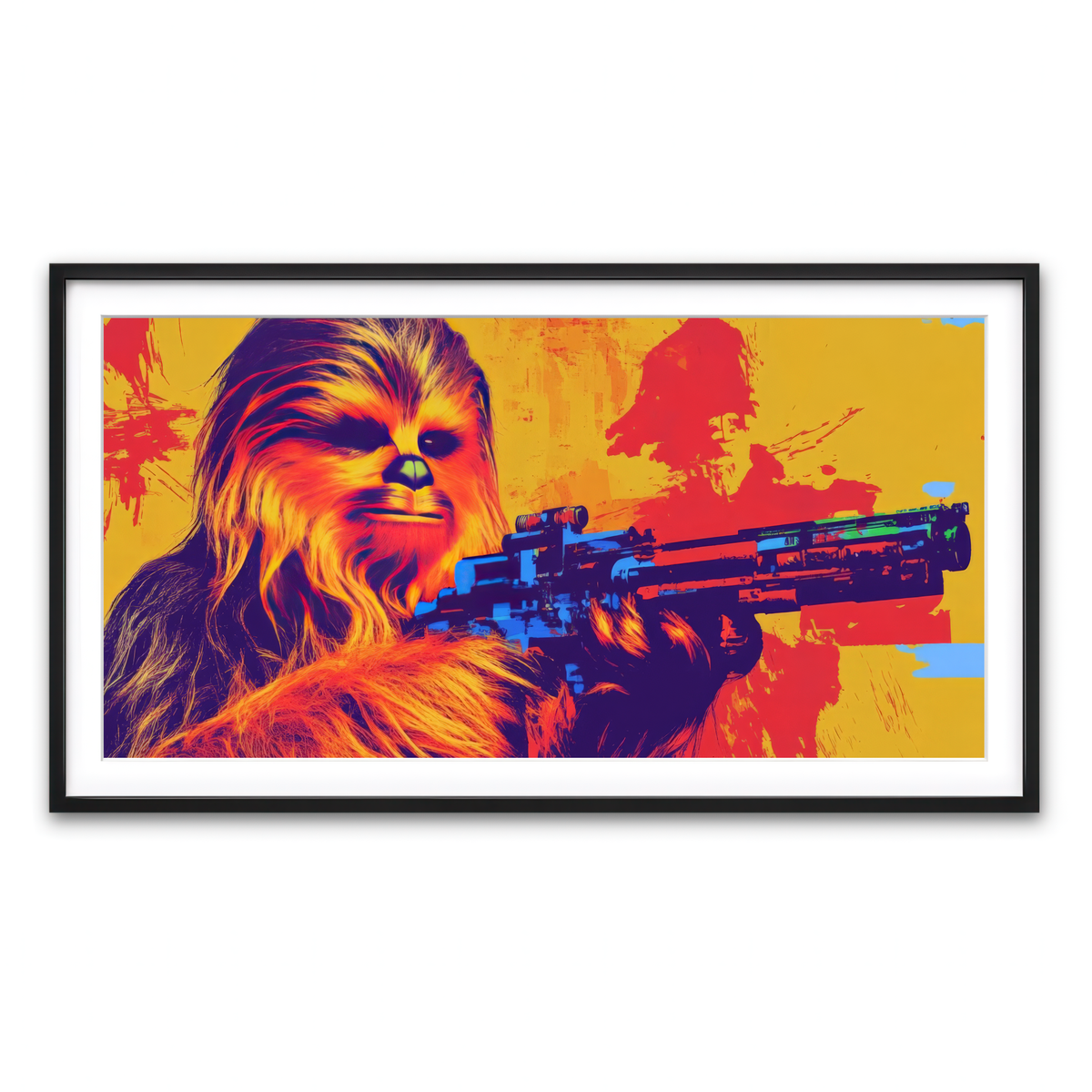 Framed Print 2x1 Black