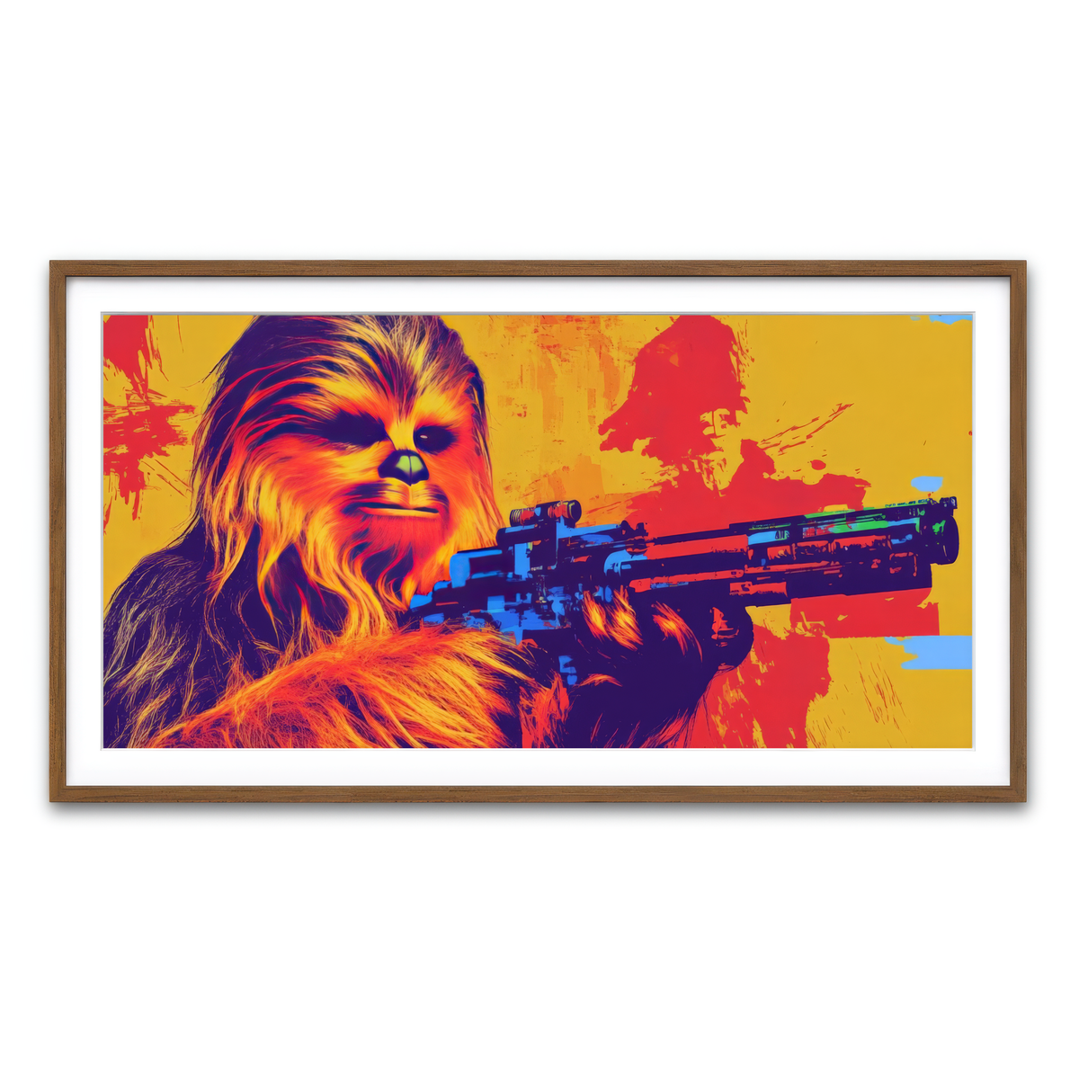 Framed Print 2x1 Walnut