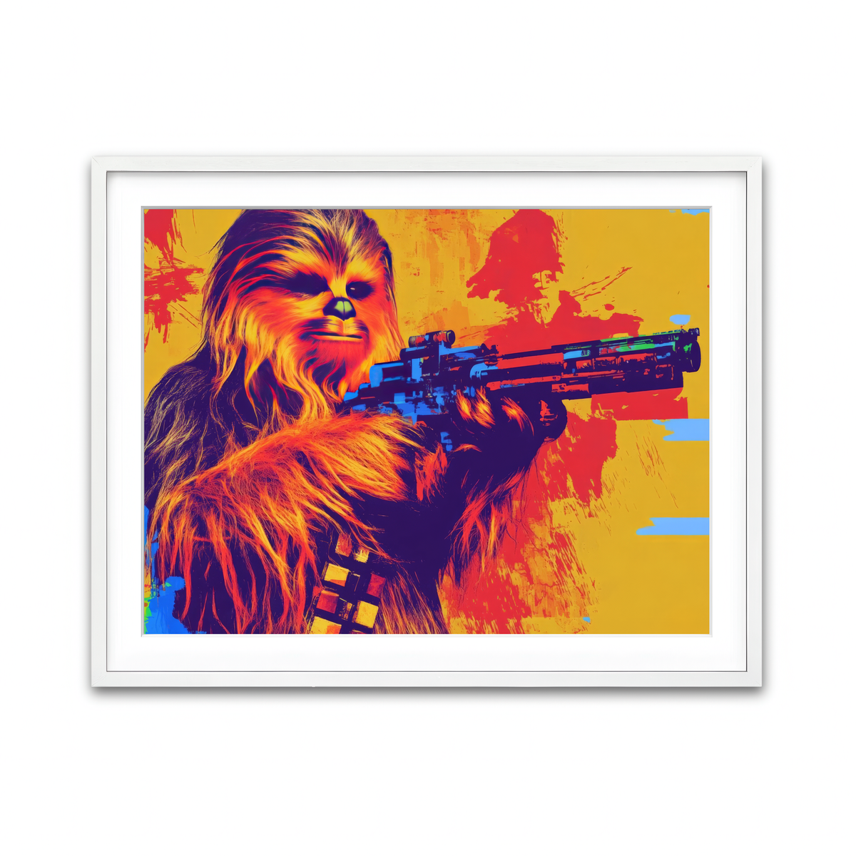 Framed Print 4x3 White