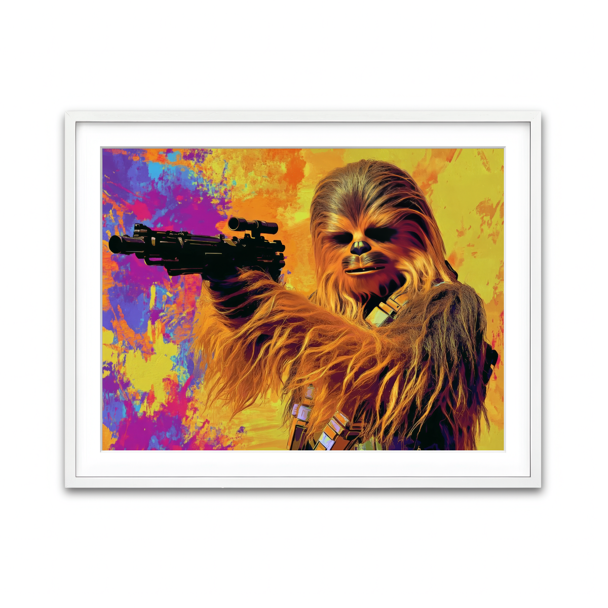 Framed Print 4x3 White