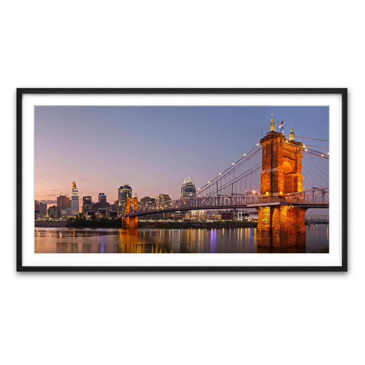Framed Print 2x1 Black