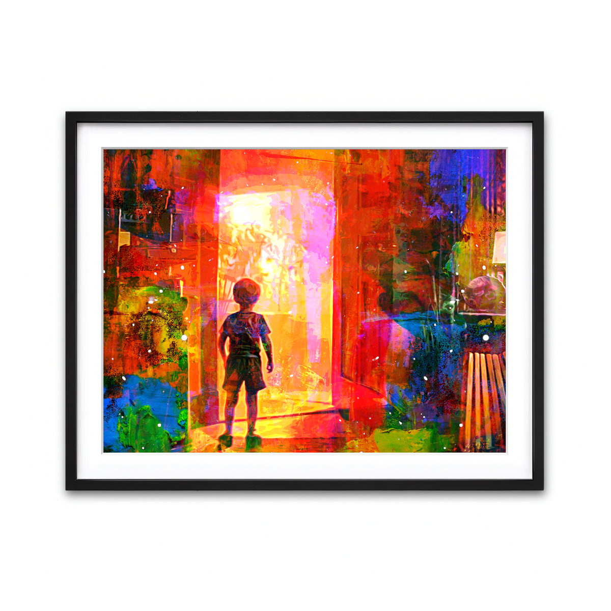 Framed Print 4x3 Black