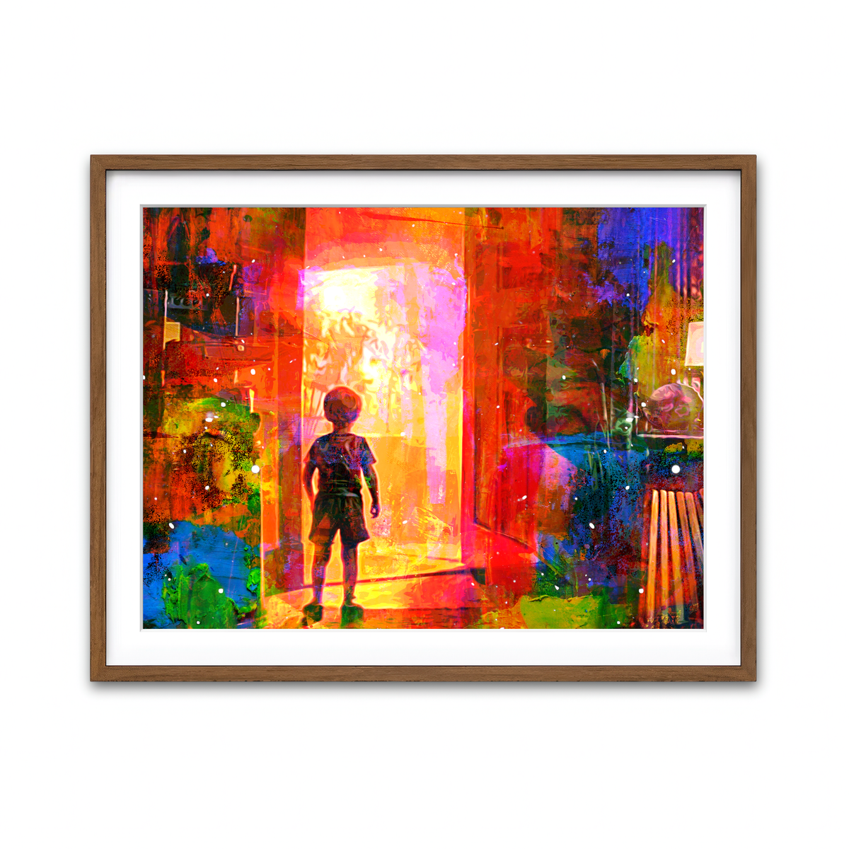 Framed Print 4x3 Walnut