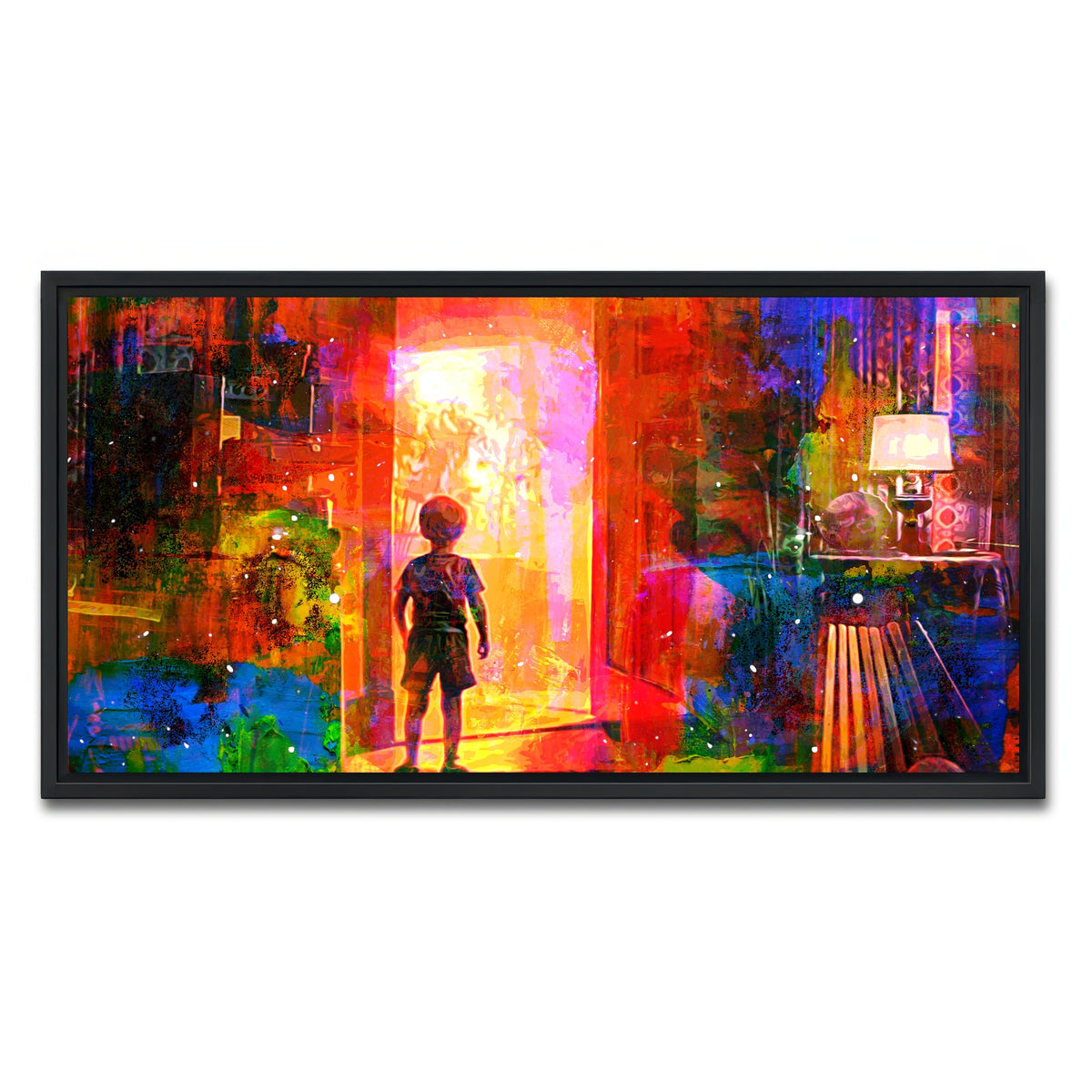 AUTO-MOCKUP WHITE | Close Encounters of the Third Kind | 1 Piece | Black Framed Canvas | group=2x1