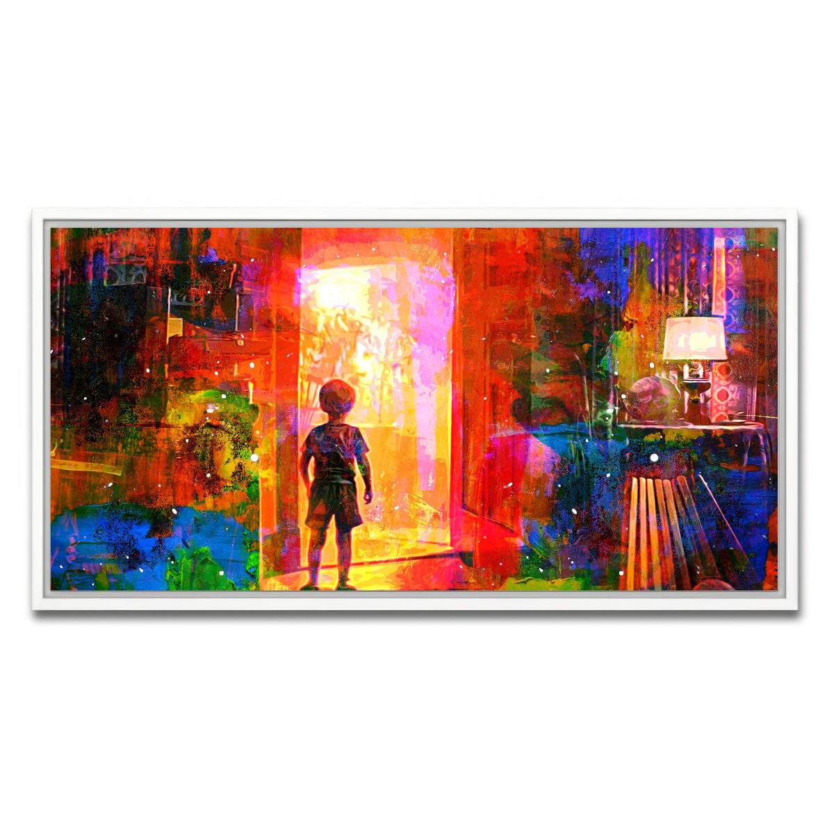 AUTO-MOCKUP WHITE | Close Encounters of the Third Kind | 1 Piece | White Framed Canvas | group=2x1