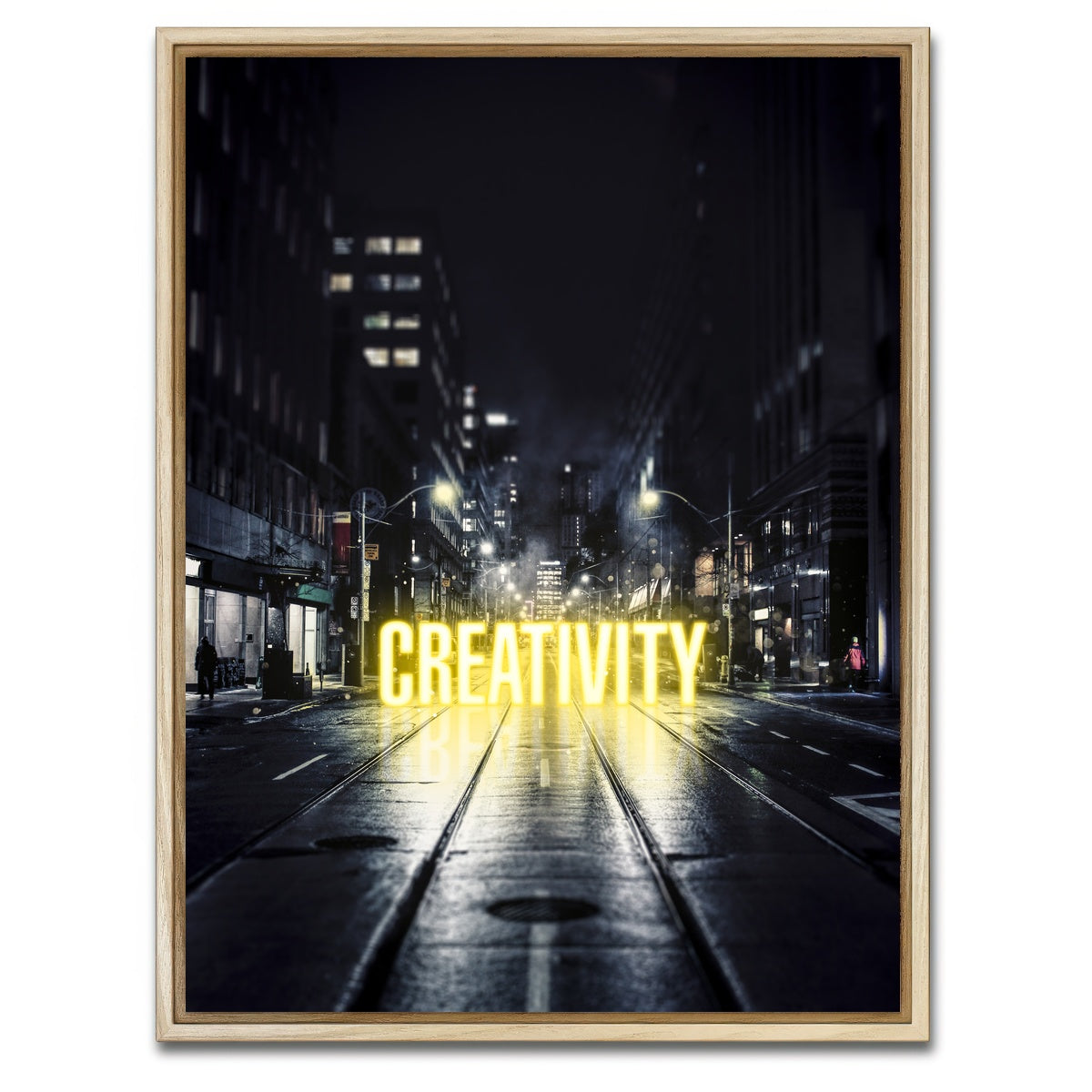AUTO-MOCKUP WHITE | Creativity | 1 Piece | Natural Framed Canvas | group=3x4