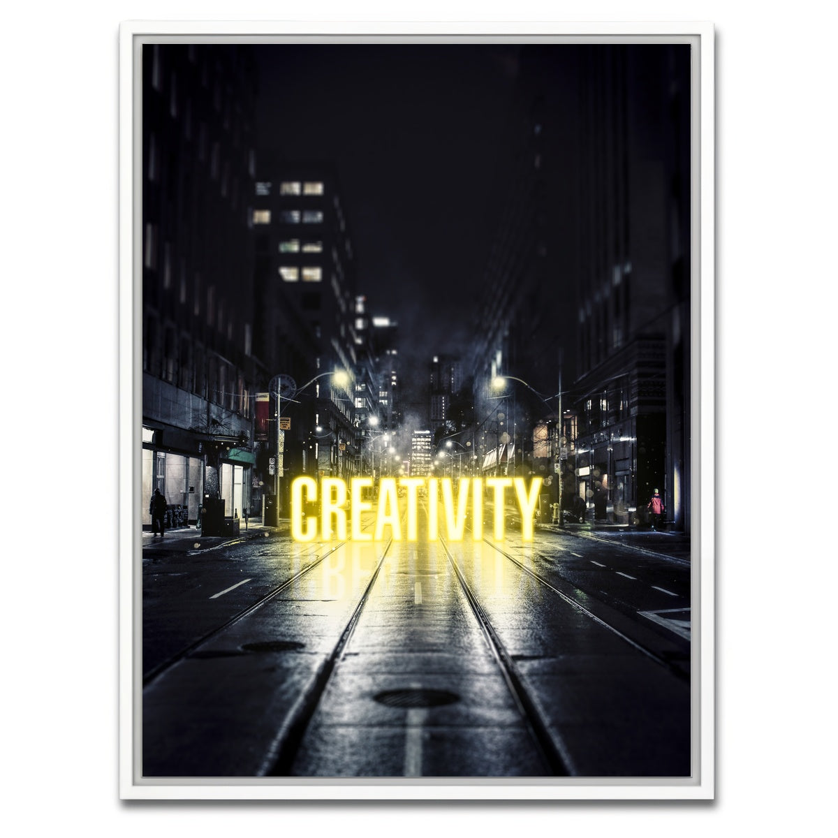 AUTO-MOCKUP WHITE | Creativity | 1 Piece | White Framed Canvas | group=3x4