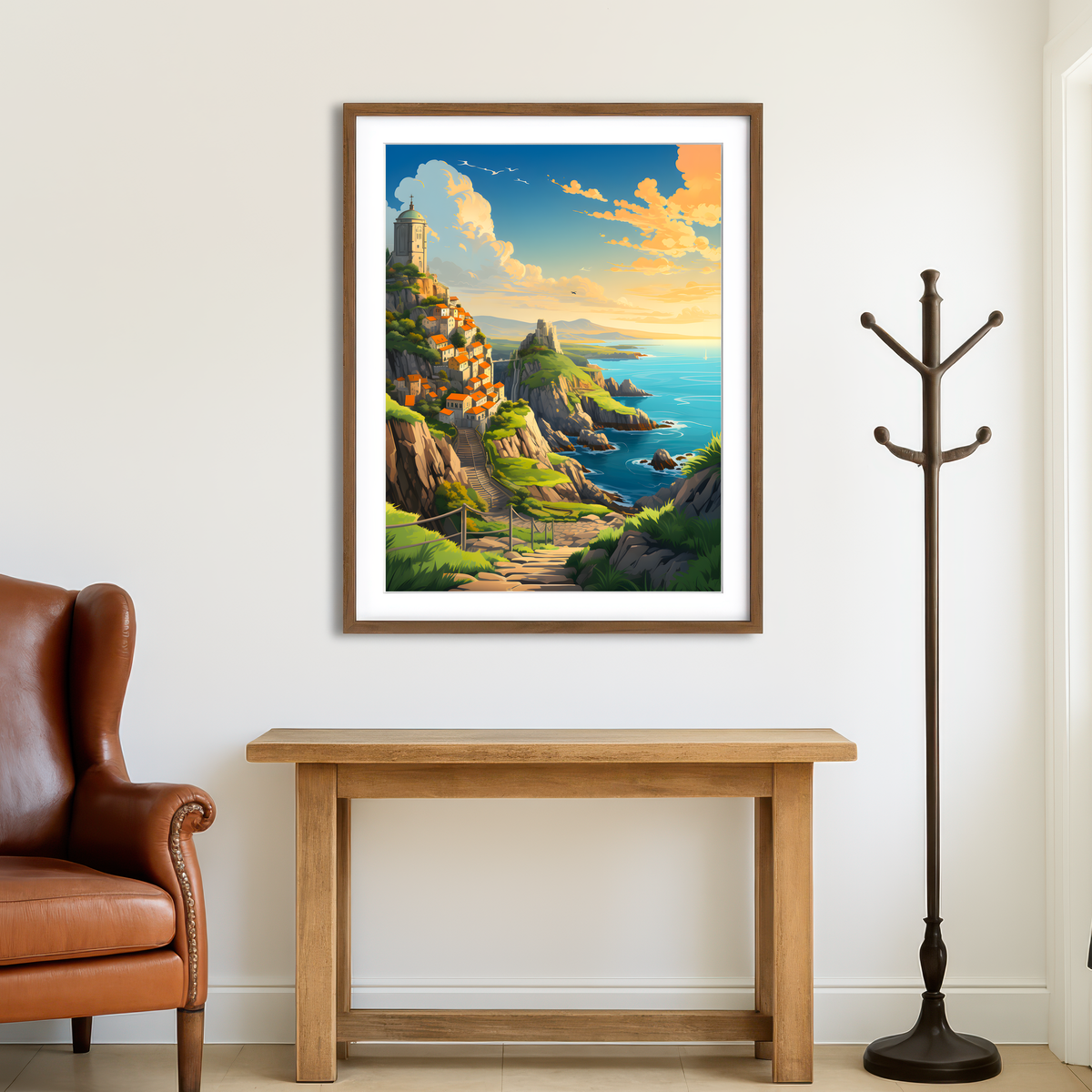 AUTO-MOCKUP ROOM | Croatia - The Walls of Dubrovnik Wall Art