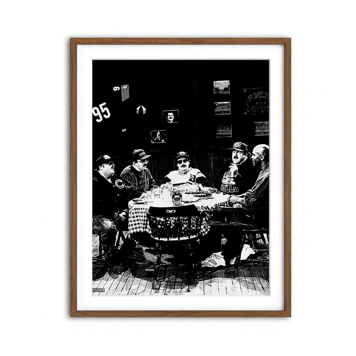 Framed Print 3x4 Walnut