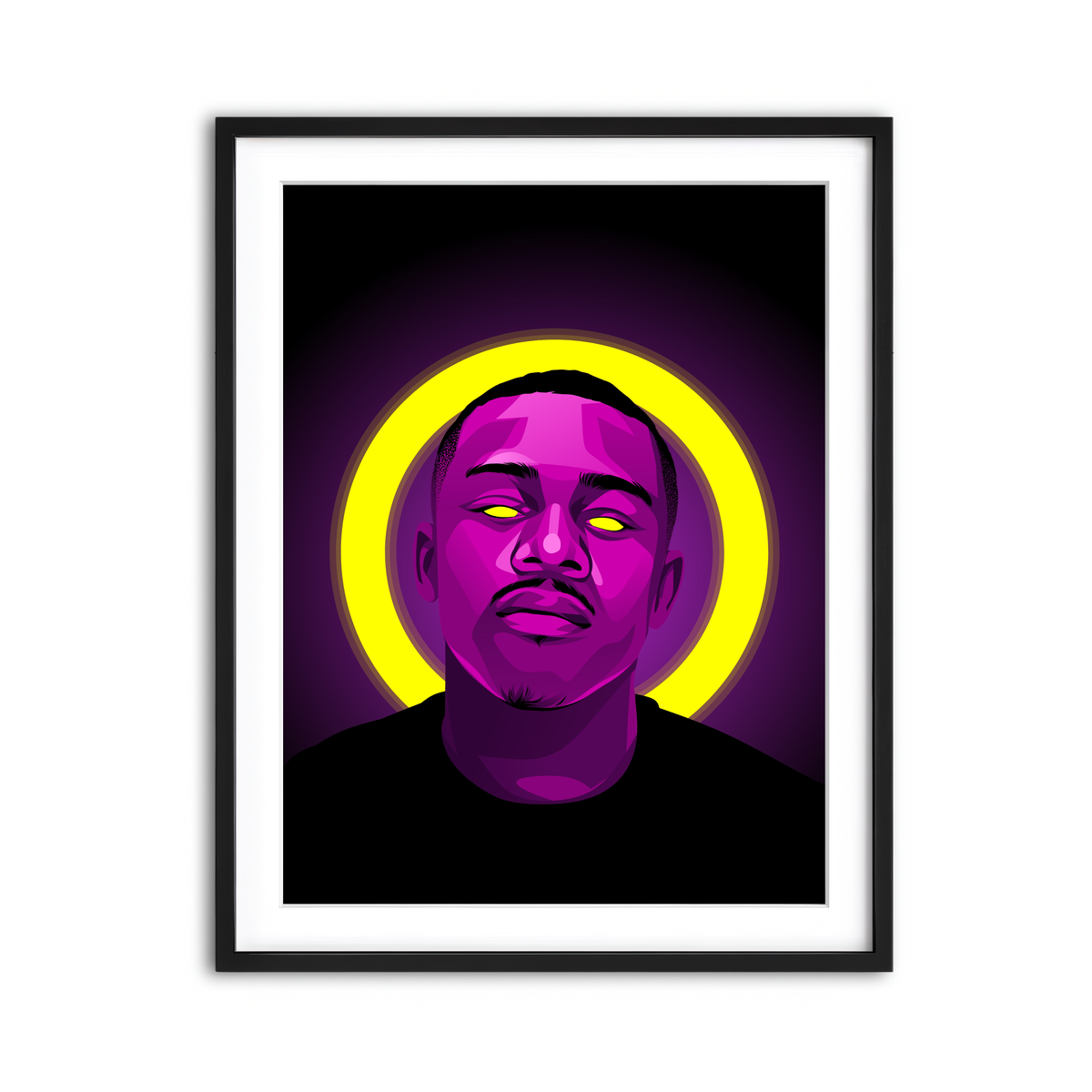 Framed Print 3x4 Black