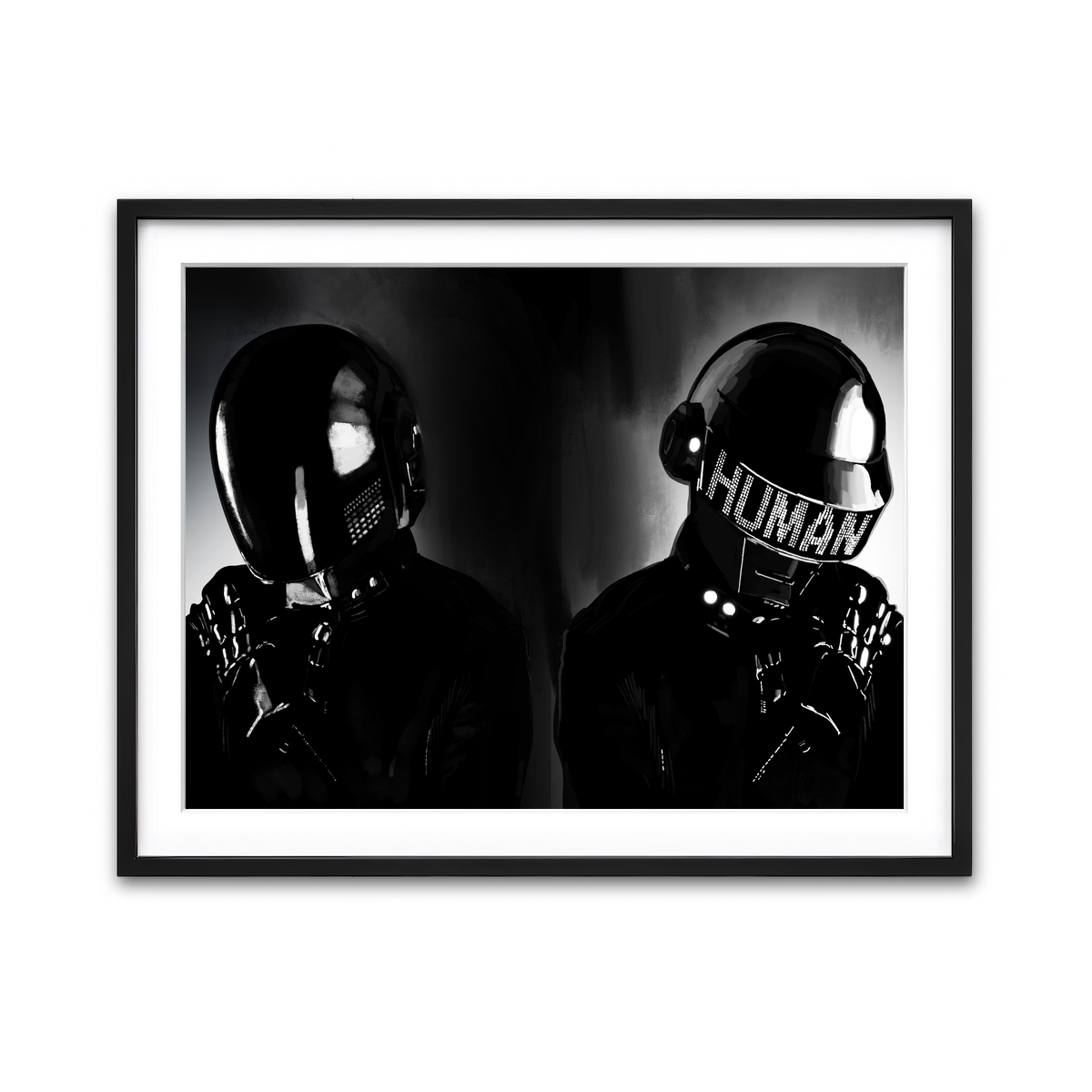 Framed Print 4x3 Black