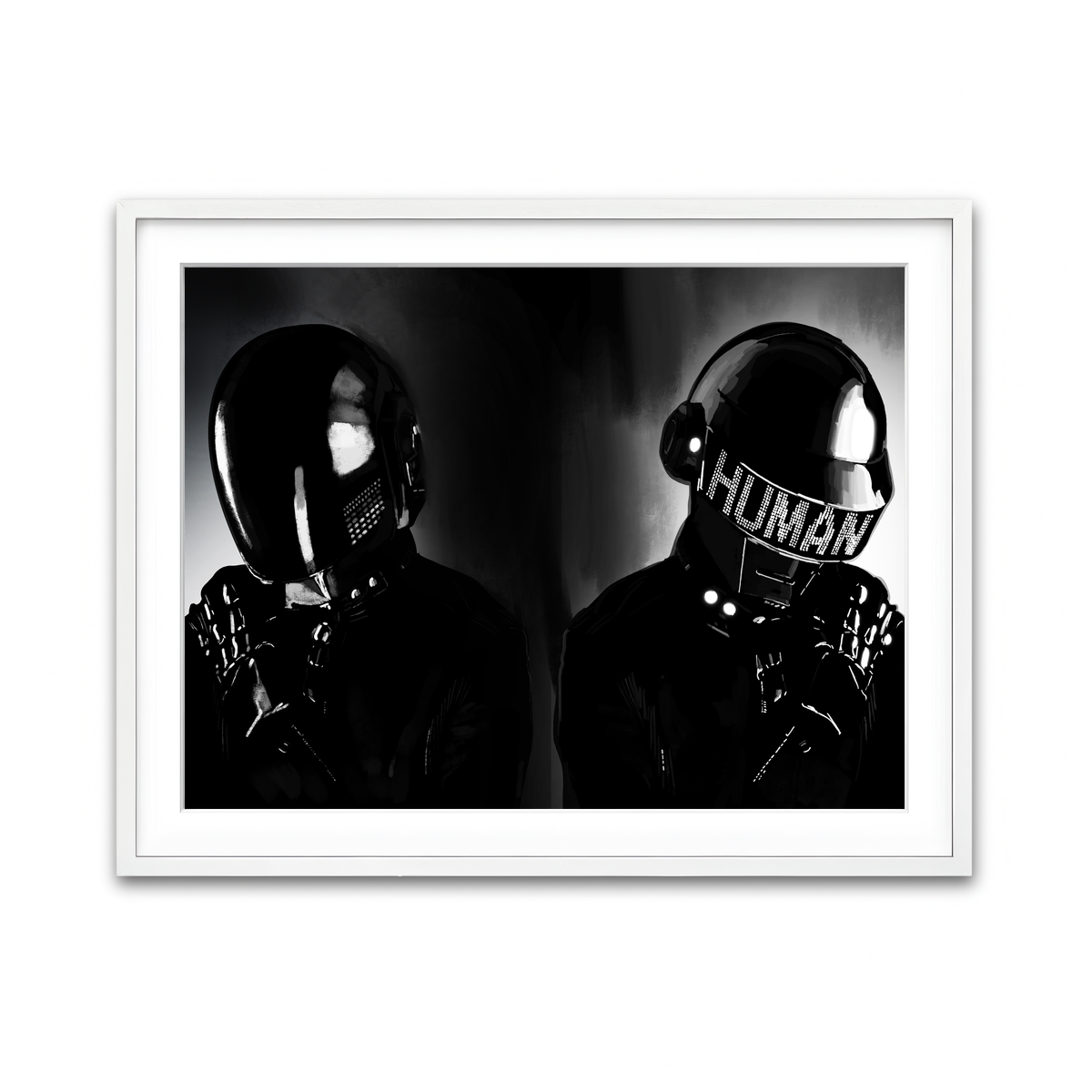 Framed Print 4x3 White