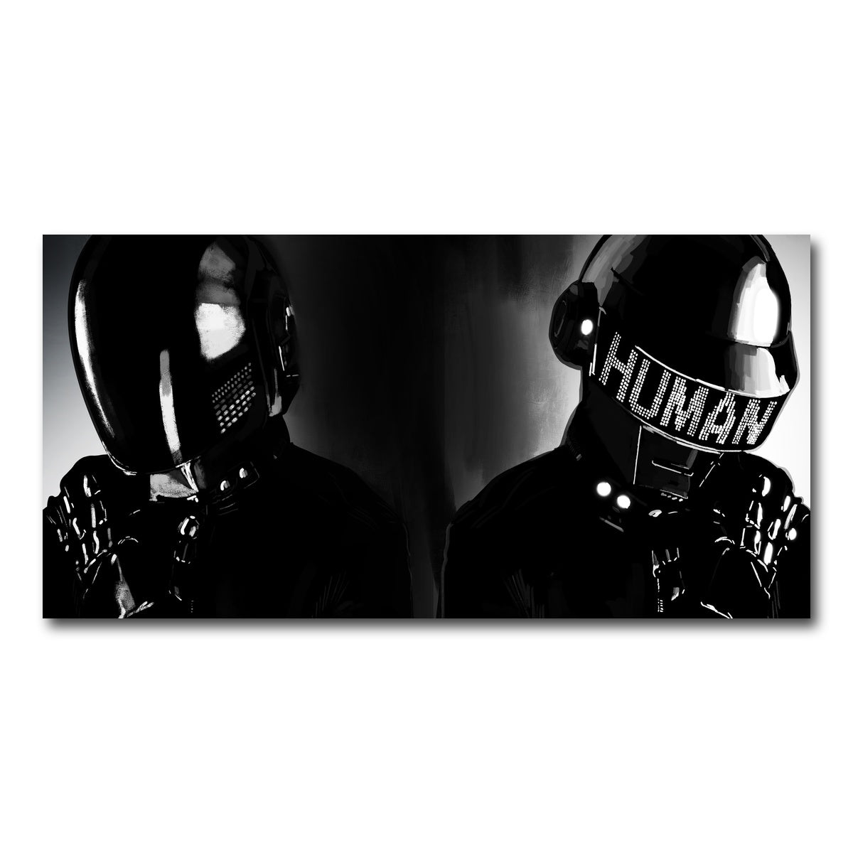 AUTO-MOCKUP WHITE | Daft Punk | 1 Piece | Gallery Wrap Canvas | group=2x1